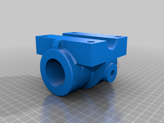 transcucer pole system for boat railing | 3d print model