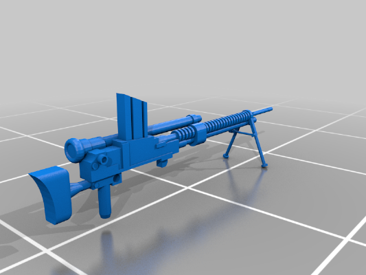Type 97 japanese medium machine gun 1:56 _ 28mm | 3d print model