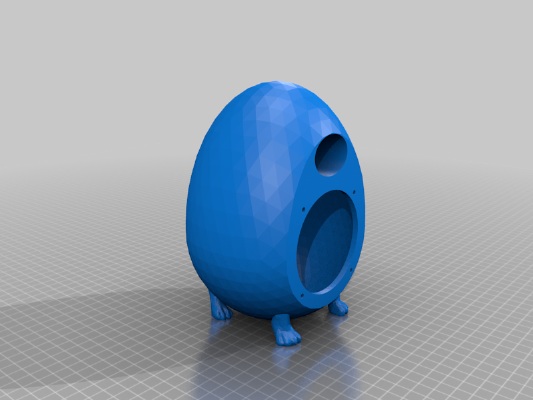 3" Egg Speaker | 3d print model