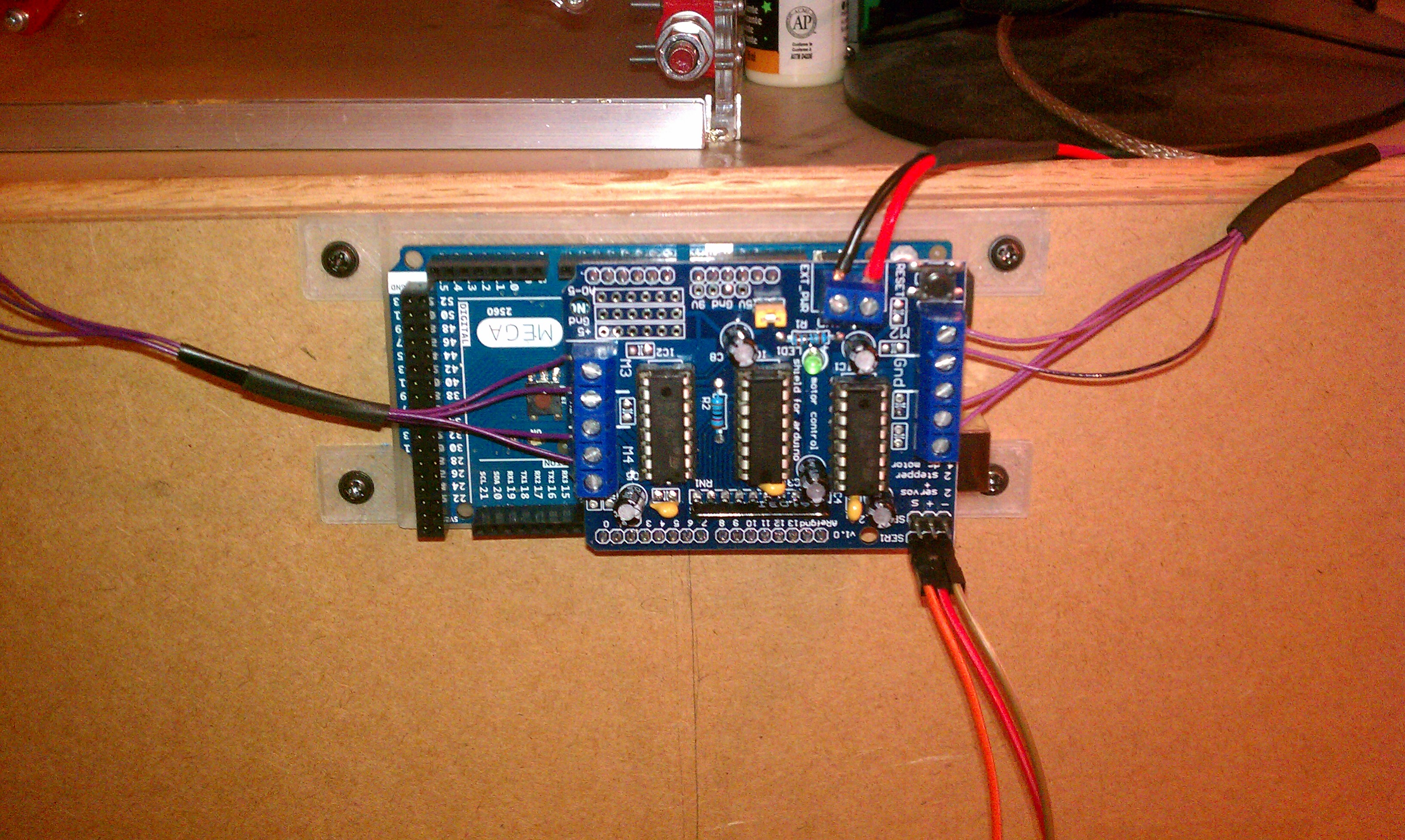Arduino Mount for Polar Drawbot