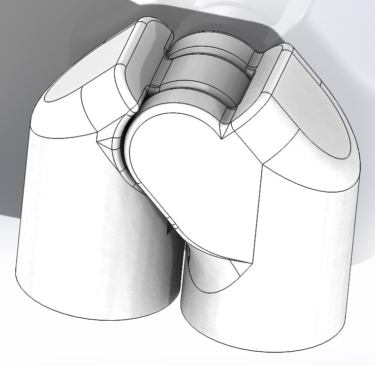 MultiGP hinged corner for PVC gates