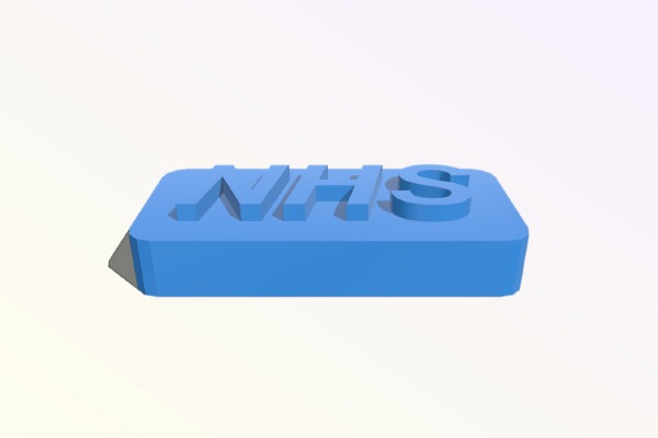 NHS fridge magnet | 3d print model