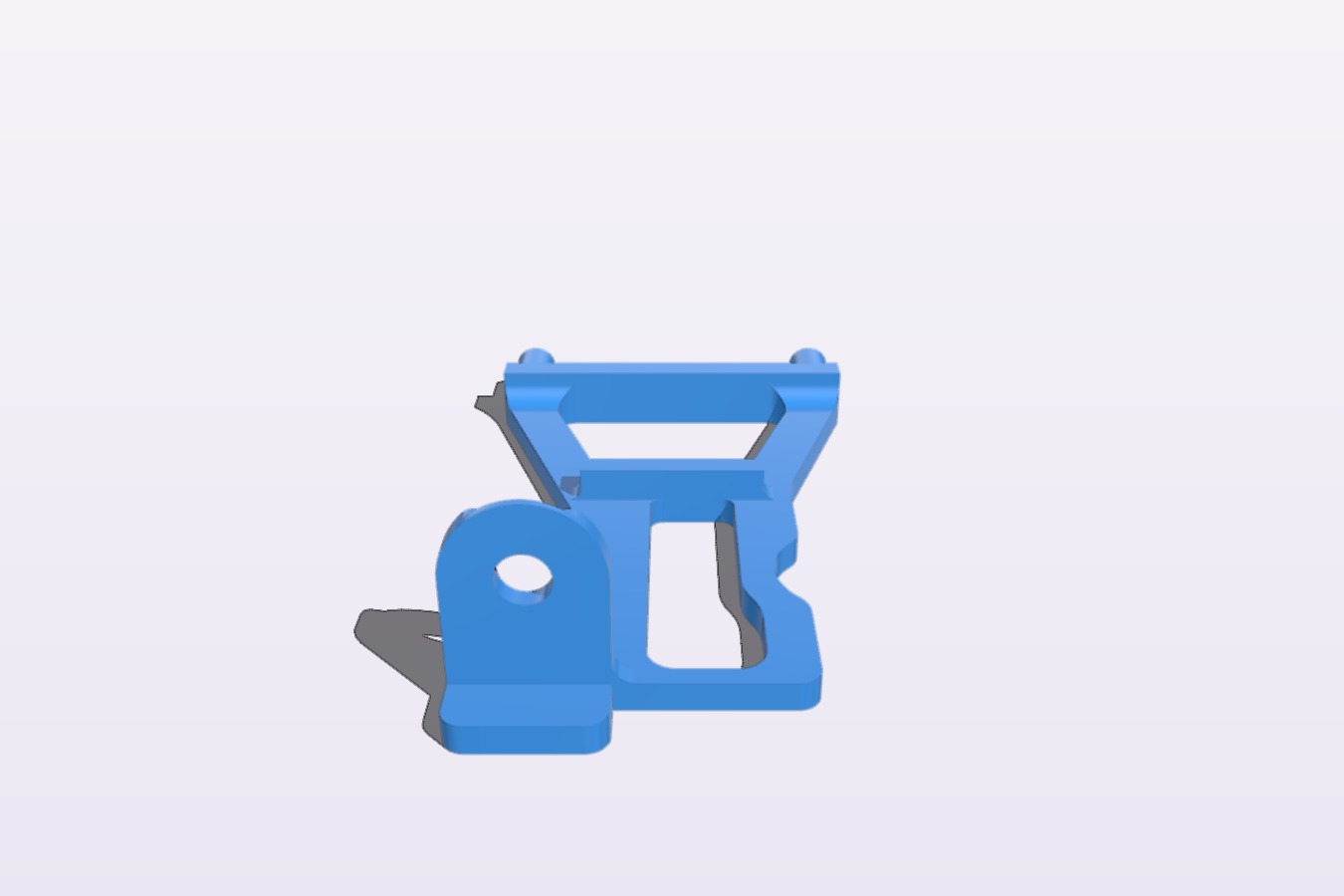 3DR Solo Gimbal Holder for GP Hero 4 Black (no weights)