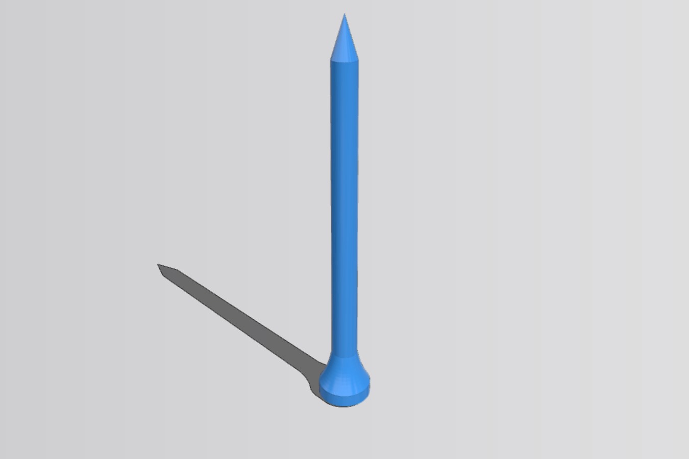 4" golf tee