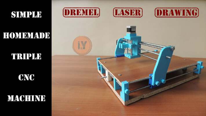 TRIPLE CNC MACHINE | 3d print model