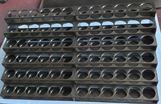 Expandable Compact Hobby Paint Rack | 3d print model