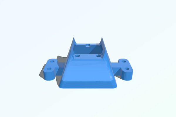 Fang et support ventilateur  adaptés a l'Alfawise U20 ONE | 3d print model
