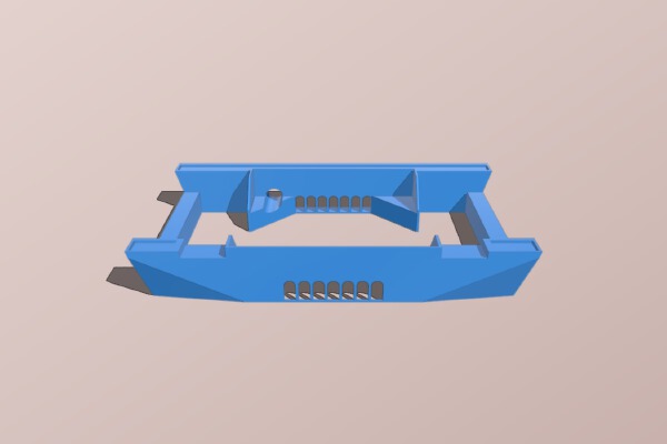 Asus RT-AC88u 140mm cooling fan stand | 3d print model