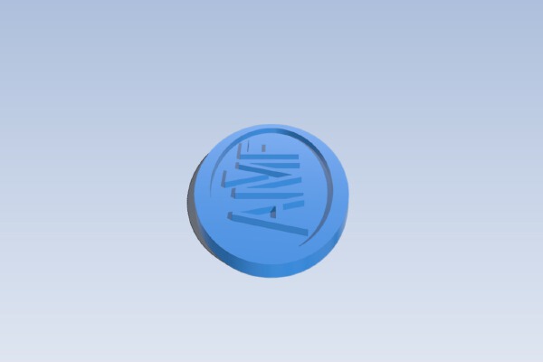 AMF Harley Davidson_10 Pin Bowling Logo - MTK | 3d print model