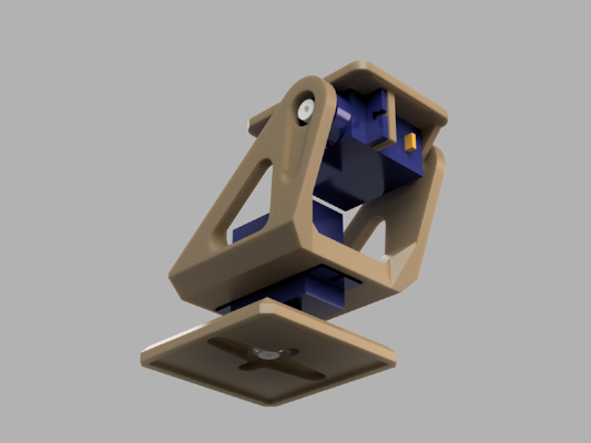 Servo Pan Tilt - Raspberry Pi camera | 3d print model
