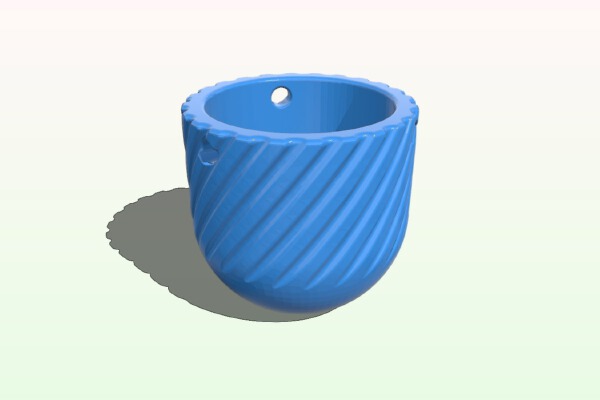 Hanging Flowerpot | 3d print model