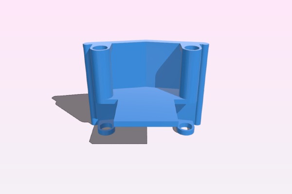 ZMR250 LED TS5823 mount holder back wall | 3d print model