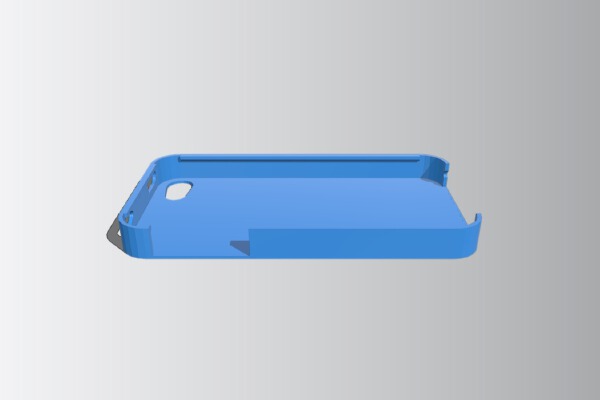iPhone 4s Slim Case Blank | 3d print model