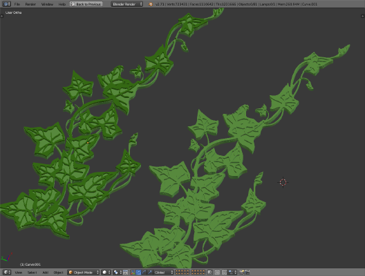 Leafy Vines | 3d print model