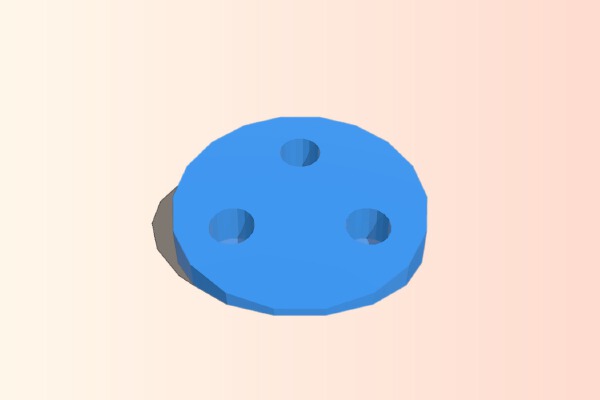 GPS mount wedge _ angle spacer | 3d print model