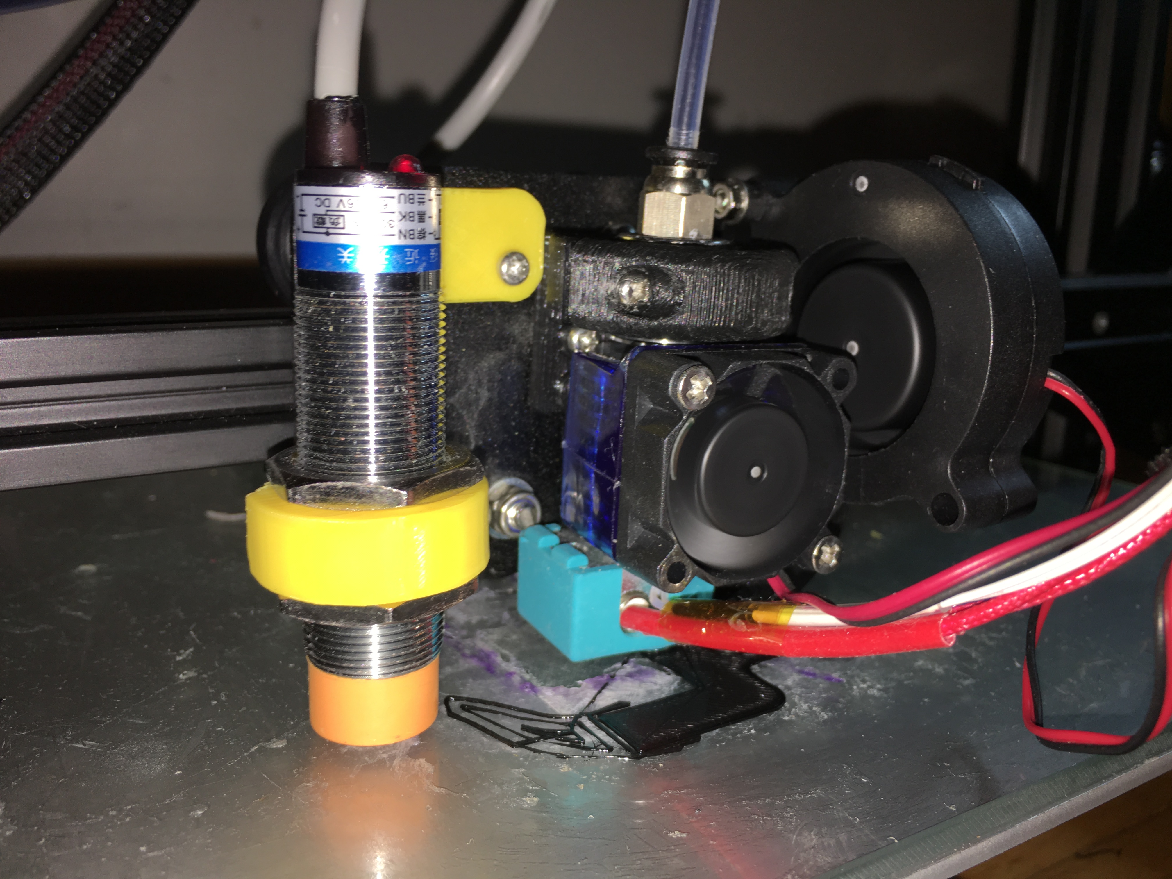 ABL 12_18_20mm proximity sensor mount for Creality CR-10_CR-10S_Ender3