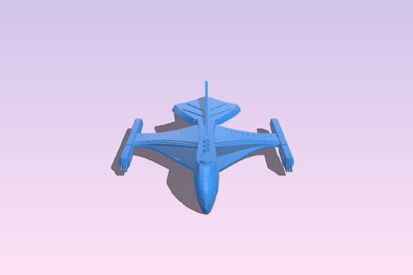 Star Trek Romulan Horo class 1:2000 | 3d print model