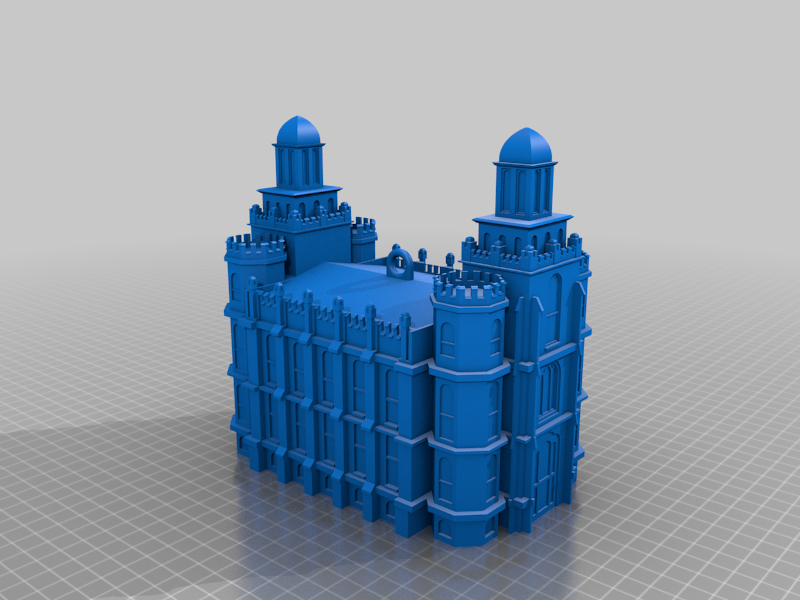 Logan Temple Christmas Ornament