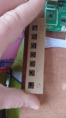 TV Buttons Cover universal LCD screen controller Board DIY | 3d print model