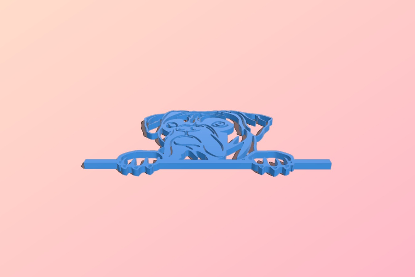 German Boxer Dog wall decoration