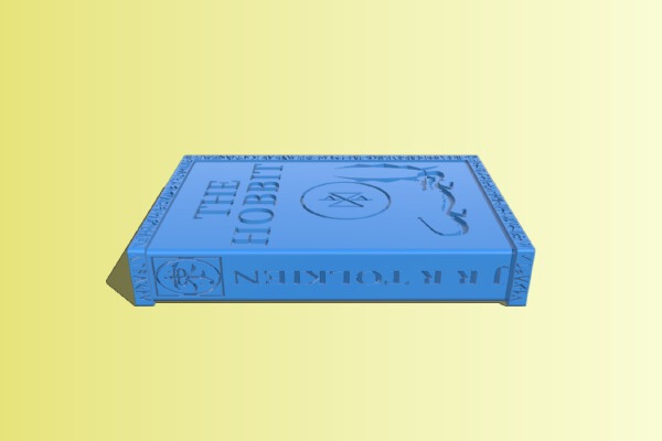 The Hobbit - The Book Cover | 3d print model