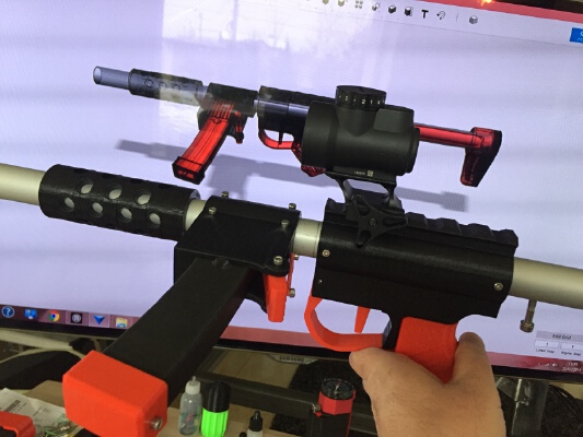 (RUSTY) R22 SMG | 3d print model