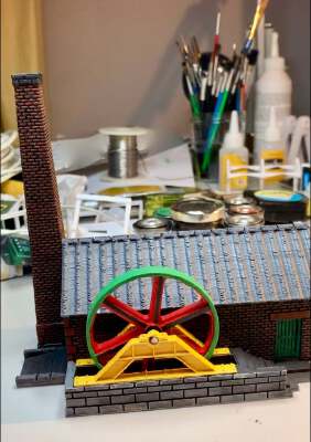 MOTORISED ENGINE HOUSE - OO _ HO railway | 3d print model