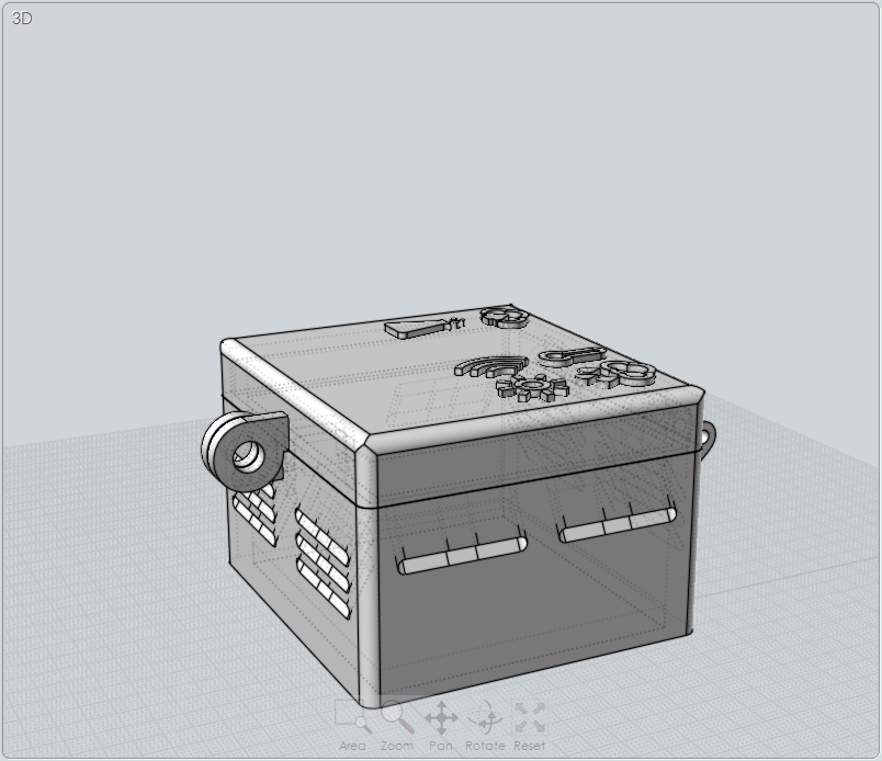 Hinged Smart Citizen Kit Case with Air Vents