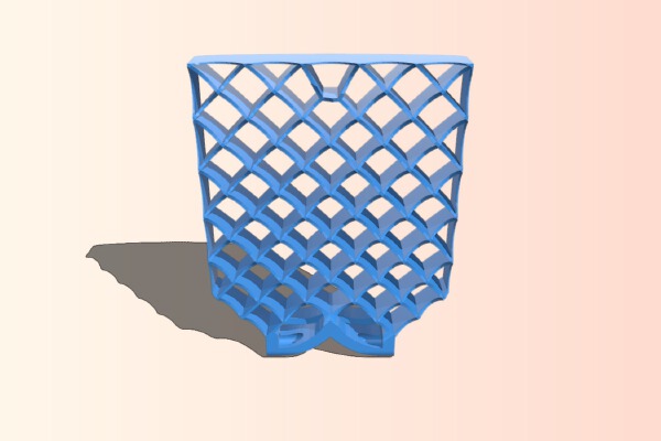 Falcon 9 Titanium Grid Fin | 3d print model