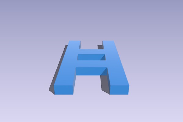 Sewing frame H key | 3d print model