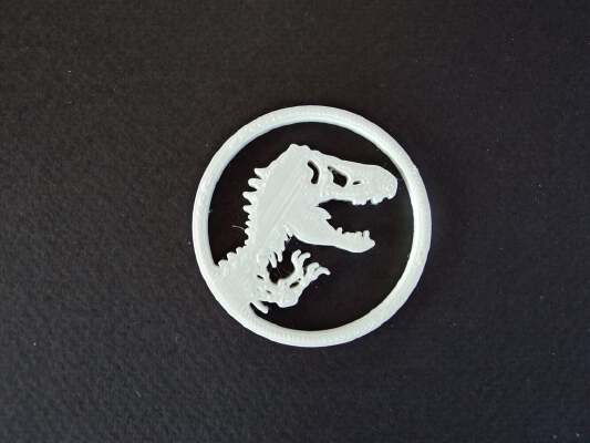 Jurassic Park Logo | 3d print model