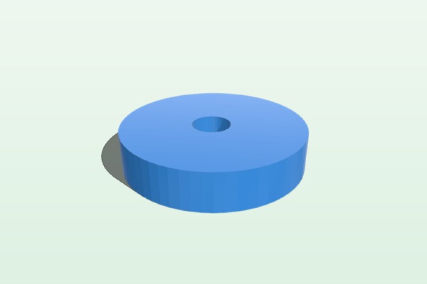 Solid 45 rpm Adapter | 3d print model