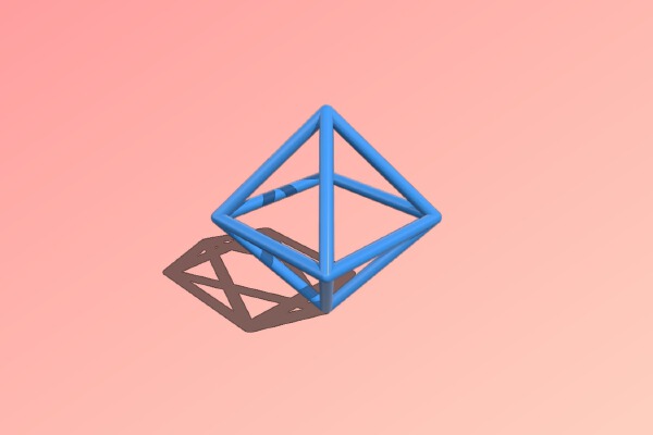 Customizable Octahedron | 3d print model