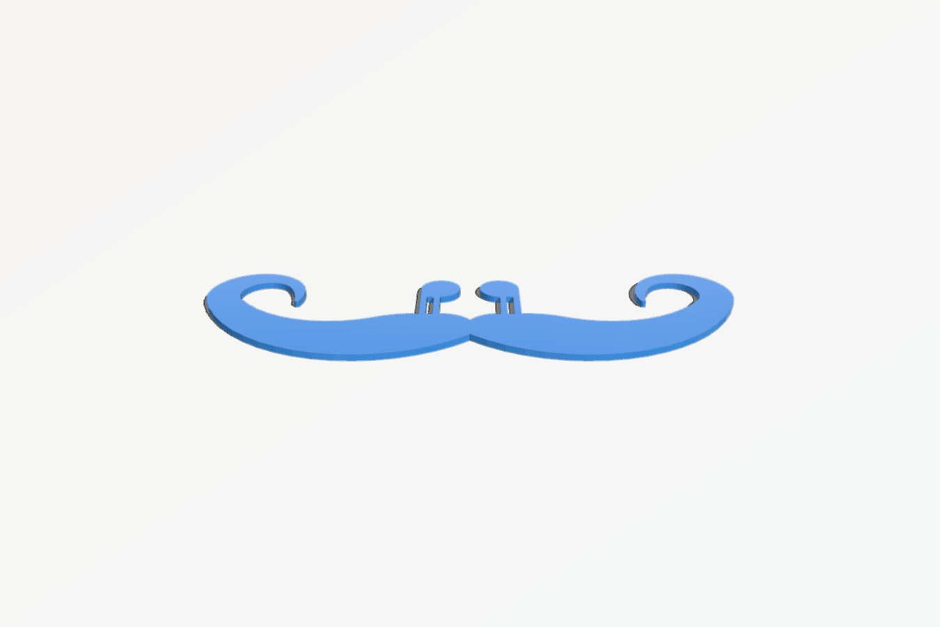 Various Moustaches with septum clips