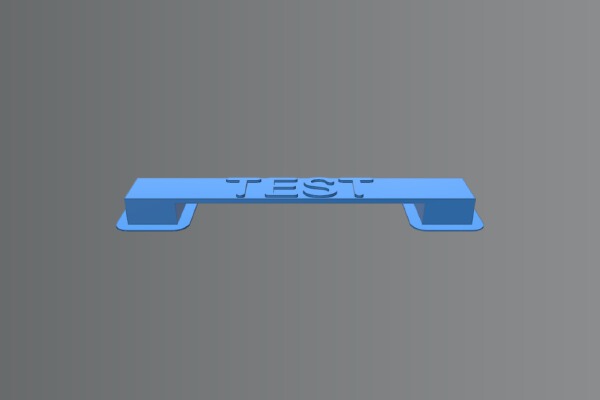 Simple Bridge Test | 3d print model