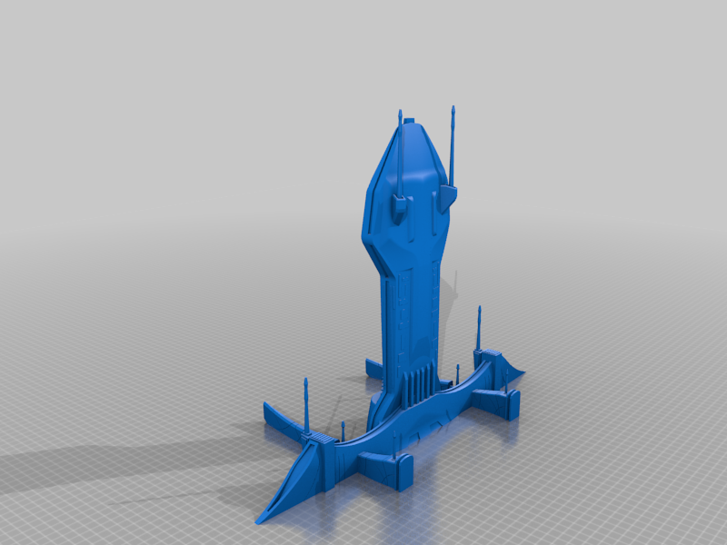 Asgard Oneill class Stargate simple print plane cut