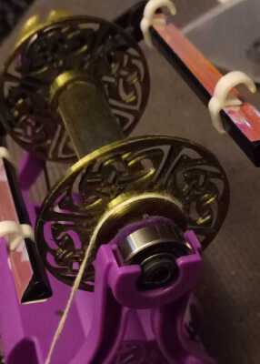 Celtic interlace bobbin ends for the EEW Nano | 3d print model
