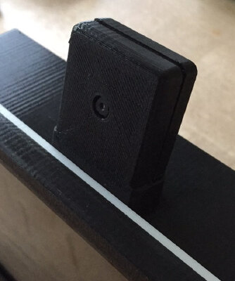 Raspberry Pi 7 Inch Touch Screen - Wall Mount Case with Camera | 3d print model