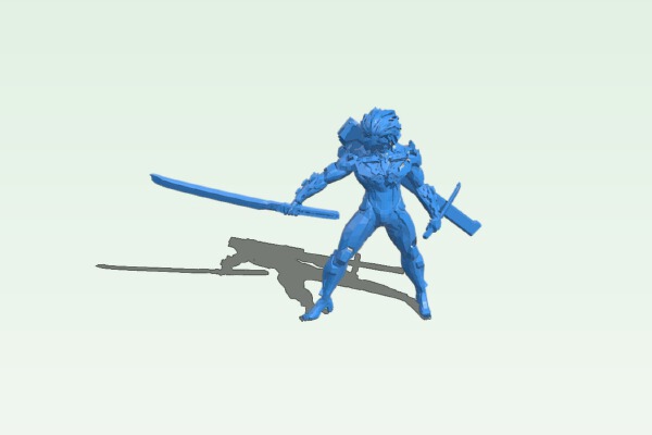 Raiden Metal Gear Rising | 3d print model