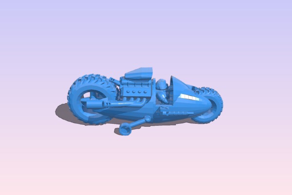 Gaslands motorcycle | 3d print model