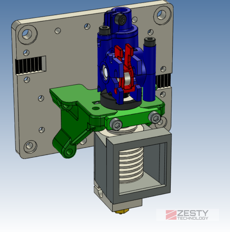 Adapter for Single Nimble and V6 on a D-Bot
