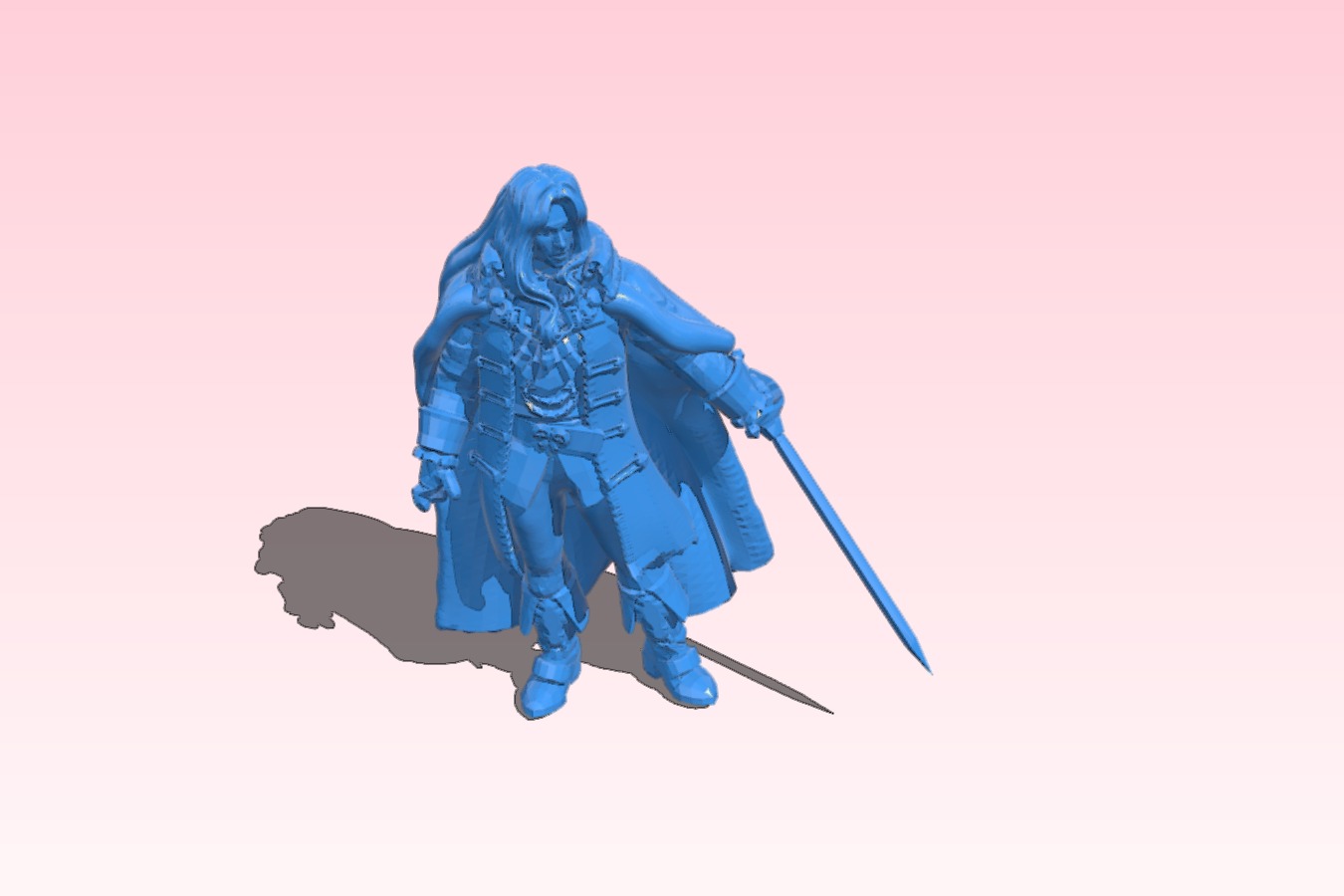 Alucard Tabletop Miniature 32mm_28mm