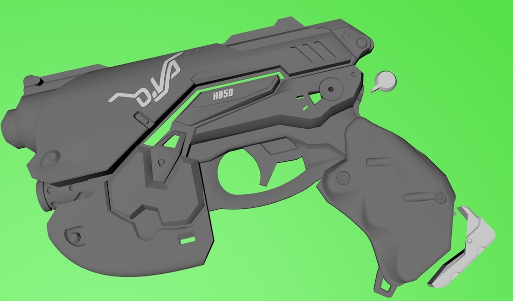 D.va pistol Overwatch V1.1