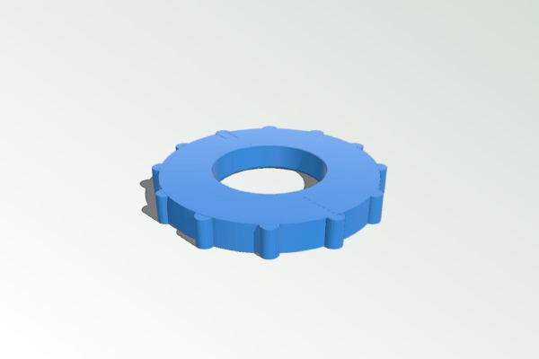 Celestron 127 Mak fine focus knob | 3d print model