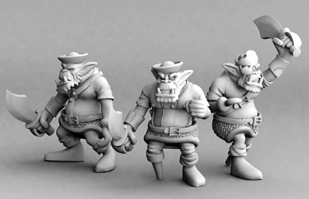 Piratey Orks for the Green Tide! (Epic Enemies) | 3d print model