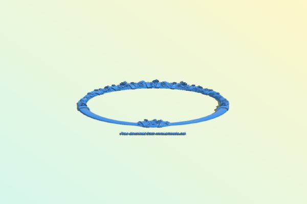 Mirror frame pattern | 3d print model