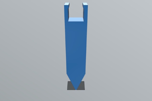 Hue Outdoor Lightstrip Stake | 3d print model