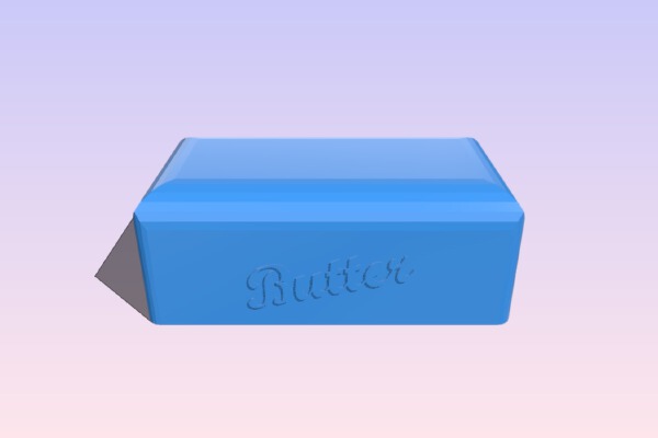 Butter tray lid, Butter Deckel | 3d print model