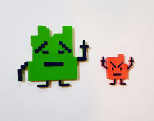Mooninites Ignignokt & Err Characters - from Aqua Teen Hunger Force | 3d print model