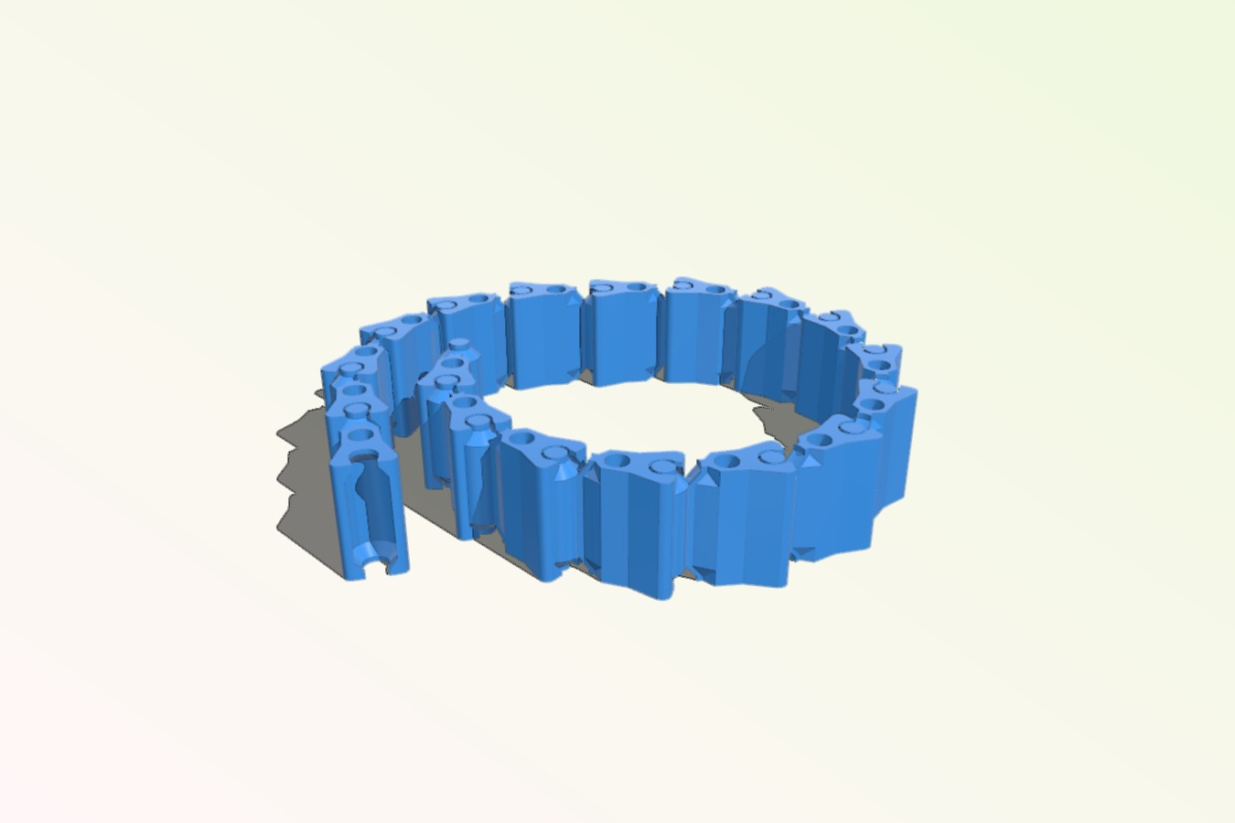 Printable Interlocking Chain